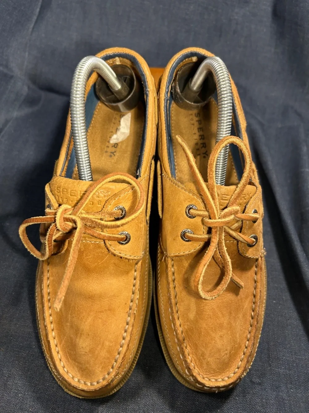 Sperry all leather top sliders loafers